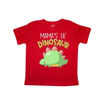 

Inktastic Mama s Lil Dinosaur with Cute Stegosaurus Gift Toddler Boy or Toddler Girl T-Shirt