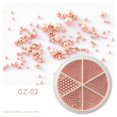 thumbnail image 1 of rejillas para decoración de uñas, pequeñas cuentas de caviar de acero de 0,8-1,5mm, diseño 3D de tamaño mixto, joyería de plata y oro rosa, decoración DIY para manicura Tan Jianjun unisex, 1 of 2