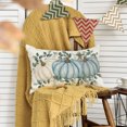 thumbnail image 4 of Sm:)e Blue Eucalyptus Leaves Pumpkin Fall Pillow Covers 12x20 Inch, Cushion Covers for Sofa Seasonal Home Decor, 4 of 8