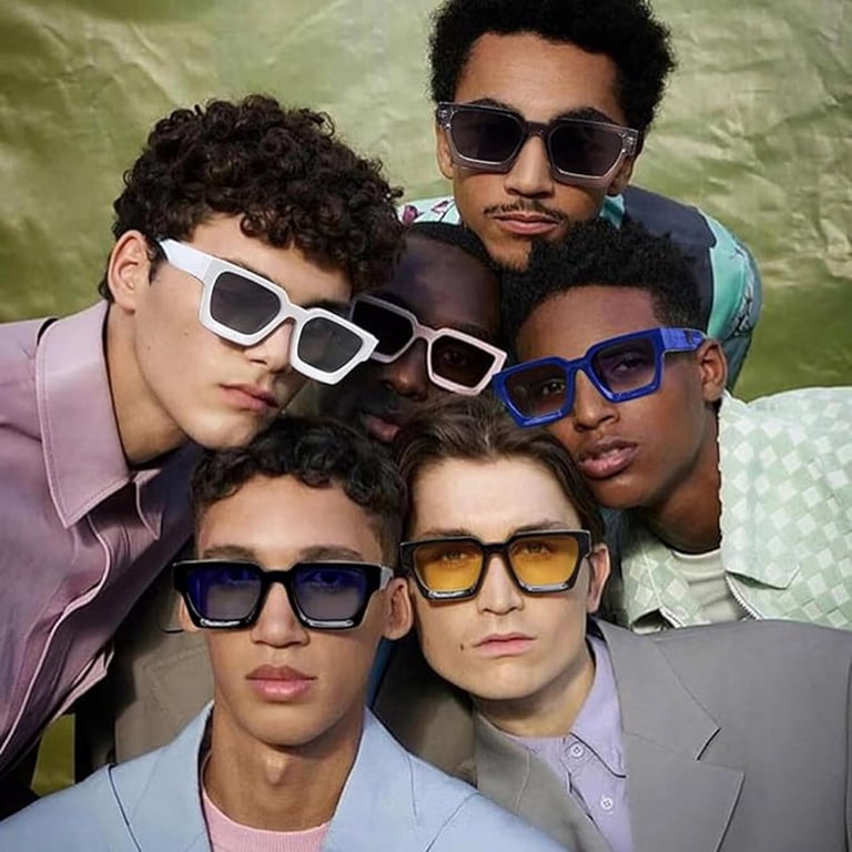 Square Thick Frame Sun Glasses Simple Designer Shades Square Sunglasses for Women Men Square Thick Frame Sun  main image 4