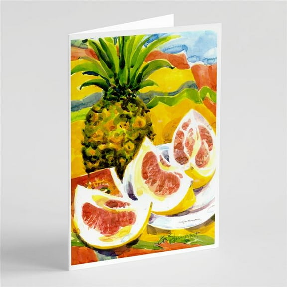 Pineapple Greeting Cards & Envelopes - Pack of 8