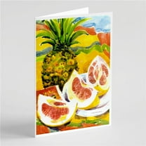 Pineapple Greeting Cards & Envelopes - Pack of 8