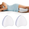 thumbnail image 3 of AMONIDA Knee Pillow,Heart Shaped Leg Pillow Memory Foam Breathable Pressure Fatigue Pain Relief For Back Knee Leg Support,Pressure Relief Pillow, 3 of 7