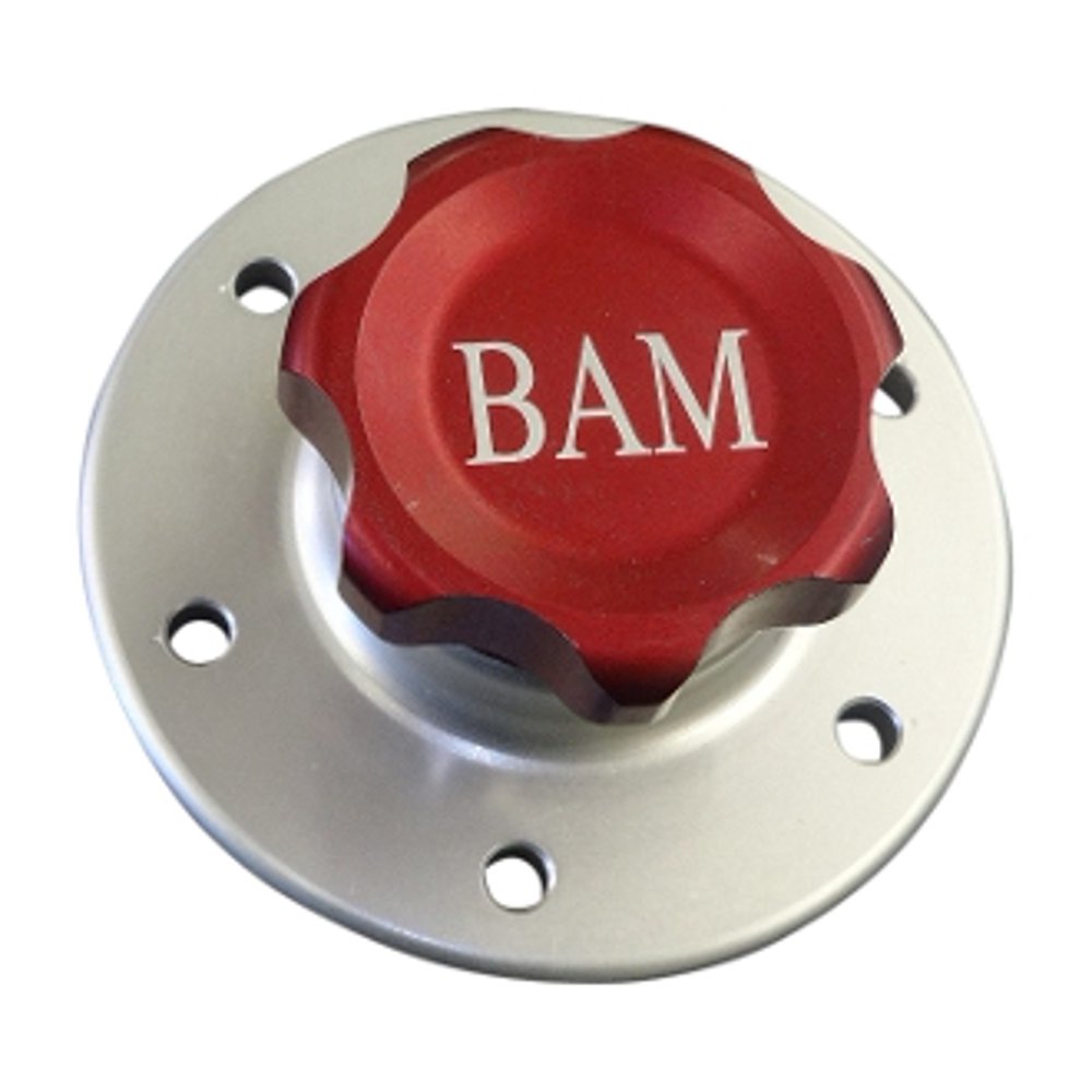 Aluminum BoltOn Gas Tank Filler Neck/NonVented Billet Cap Kit CNC