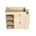 thumbnail image 5 of Guidecraft Guidecraft Art Activity Cart - Rolling Wooden Storage Cabinet and Shelves with Caster Wheels; Arts and Crafts Supply; Classroom Furniture, 5 of 6