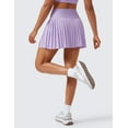 thumbnail image 2 of CRZ YOGA High Waisted Pleated Tennis Skirts for Women Mini Lined Casual Tummy Control Skort with Pockets, 2 of 4