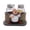 A, variant on Salt Pepper Bottle Holder Chef Decorative Statue Spice Organizer for Family,Kitchen,Restaurant, Cafe,Bakery