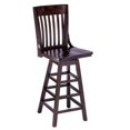 thumbnail image 2 of Tabouret de Bar Pivotant en Noix, 2 of 2