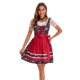thumbnail image 1 of Vestido de sirvienta de Oktoberfest Vestido de cerveza estampado de manga corta Vestido de actuación escénica, 1 of 6