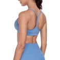thumbnail image 5 of wirarpa Women's Sports Bra Buttery Soft Y Back Padded Low Impact Spaghetti Thin Strap Workout Yoga Top, 5 of 8