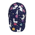 thumbnail image 4 of Fotbe Lama In Space Baseball Cap, Lama In Space Print Dad Hat,Outdoor Hat,Adjustable Sports Cap, Perfect For Activities, 4 of 9