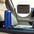 thumbnail image 3 of Unique Bargains Car Trash Can Portable and Fold Car Door Faux Leather Trash Bin Brown 1 Pcs, 3 of 6