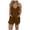 Brown, variant on ZQGJB Baggy Rompers for Women Loose Fit Casual Summer Sleeveless Spaghetti Strap V Neck One Piece Shorts Jumpsuit with Pockets Wide Leg Overalls Pants Black XL