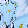 thumbnail image 6 of Penkiiy Toddler Baby Boys Girls Cute Cartoon Pattern Short Sleeve Double Zipper Romper Jumpsuit Baby Sleep and Play Pajamas 12-24 Months Light blue on Sale, 6 of 9