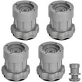 thumbnail image 1 of Vibration Damper, 4 Pieces Vibration Damper Adjustable Washing Machine Anti-Vibration Mat for Washing Machines Dryer (Grey), 1 of 8