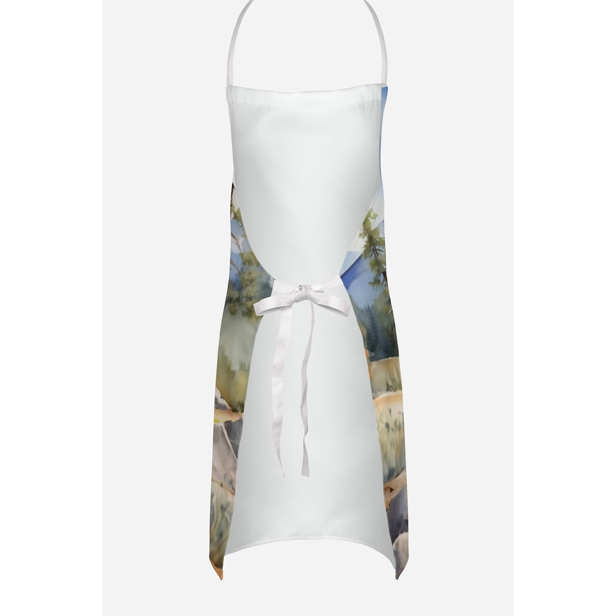 Bluetick Coonhound Cowboy Welcome Apron 27 in x 30 in