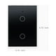 thumbnail image 5 of Interruptor inteligente, interruptor de pared inteligente con Wi-Fi, interruptores táctiles Wi-Fi de 2,4 GHz, compatible con interruptores de pared de EE. UU., 2 interruptores temporizadores, 5 of 6