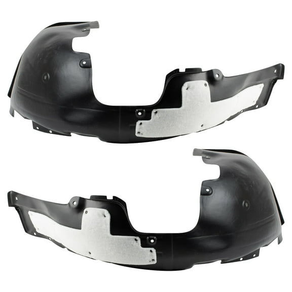 TRQ Front Inner Fender Liner Set Fits 2017-2018 Hyundai Elantra BDA06724