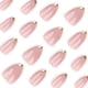 thumbnail image 3 of French Tip Press on Nails Almond Fake Nails Medium False Nails with Gold Tips, 3 of 5