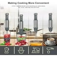 thumbnail image 4 of Mistaha 5-in-1 Stainless Steel Handheld Blender with 6 Adjustable Speeds and Multiple Accessories, 4 of 5