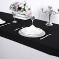thumbnail image 2 of BalsaCircle 6 Feet Black Fitted Spandex Rectangular Table Top Cover Trade Show Booth Linens, 2 of 8