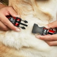 thumbnail image 2 of Marvel Comics Pet Collar, Dog Collar Plastic Buckle, Hydra Logo Stripe Red Black White, 20 to 31 Inches 1.5 Inch Wide, 2 of 6