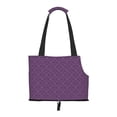 thumbnail image 2 of Xecao Retro Florals Purple for Cat Carrier Small Dog Handbag: The Ideal Travel Companion for Your Pet, 2 of 8