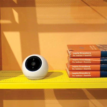 Amaryllo - Apollo Biometric Auto-Tracking Indoor Security Camera - White