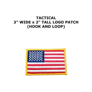 ASA Techmed 4 Pack Military Army US USA Flag Patch Green Emblem PVC United  States of America Tactical Morale Patch for Hats Backpacks Caps Jackets +  More 