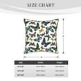 thumbnail image 2 of KLL Watercolor Butterflies Decorative Throw Pillow Covers Velvet Soft for Couch Sofa Bedroom Living Room Outdoor (No pillow core)- 18"x18", 2 of 5