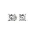 thumbnail image 4 of 8 Carat Lab Grown Diamond Earrings | IGI Certified Asscher Shape Mriya Love Solitaire Stud Earrings 4 Prong | F-G Color, VS Clarity | 14K White Gold | Friendly Diamonds Earrings, 4 of 6