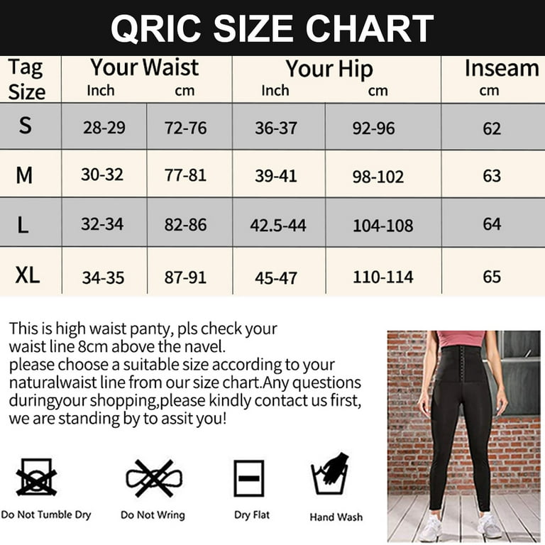 QRIC Thermo Sweat Sauna Pants for Women High Waist Trainer