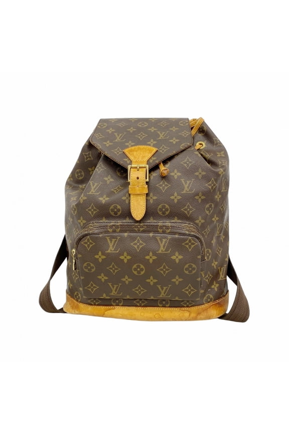 Pre-Owned Louis Vuitton Monogram Montsouris GM Backpack M51135 Brown (Men's/Women's)