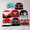 thumbnail image 2 of Gorros navideños de punto para niño, gorro cálido para fiesta de año nuevo, decoración navideña, 2023, 2 of 4