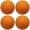 Orange, variant on Slccxzc Squash Balls 4pcs, Professional High Elasticity Rubber Sports Balls