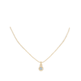 thumbnail image 5 of ANGARA Natural Round Aquamarine Solitaire Infinity Knot Pendant in 14K Yellow Gold for Women (Size-5mm) | March Birthstone, Birthday, Anniversary, Jewelry Gift for Women | Natural Aquamarine Necklace, 5 of 9