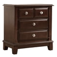 thumbnail image 3 of Glory Furniture Ashford 3 Drawer Nightstand in Cappuccino, 3 of 8