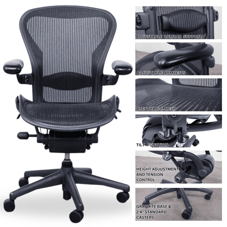 Replacement Seat Herman Miller Aeron Chair Size B