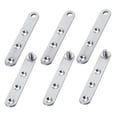 thumbnail image 4 of CRAFTHROU 6Pack Stainless Steel Hinge Kitchen Door Hinges Silver Accessory Installation, 4 of 6