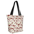 thumbnail image 3 of Kdxio Mushroom Women Reusable Grocery Bags Foldable Ripstop,Reusable Shopping Bags for Shopping,Gym,Gift, 3 of 8