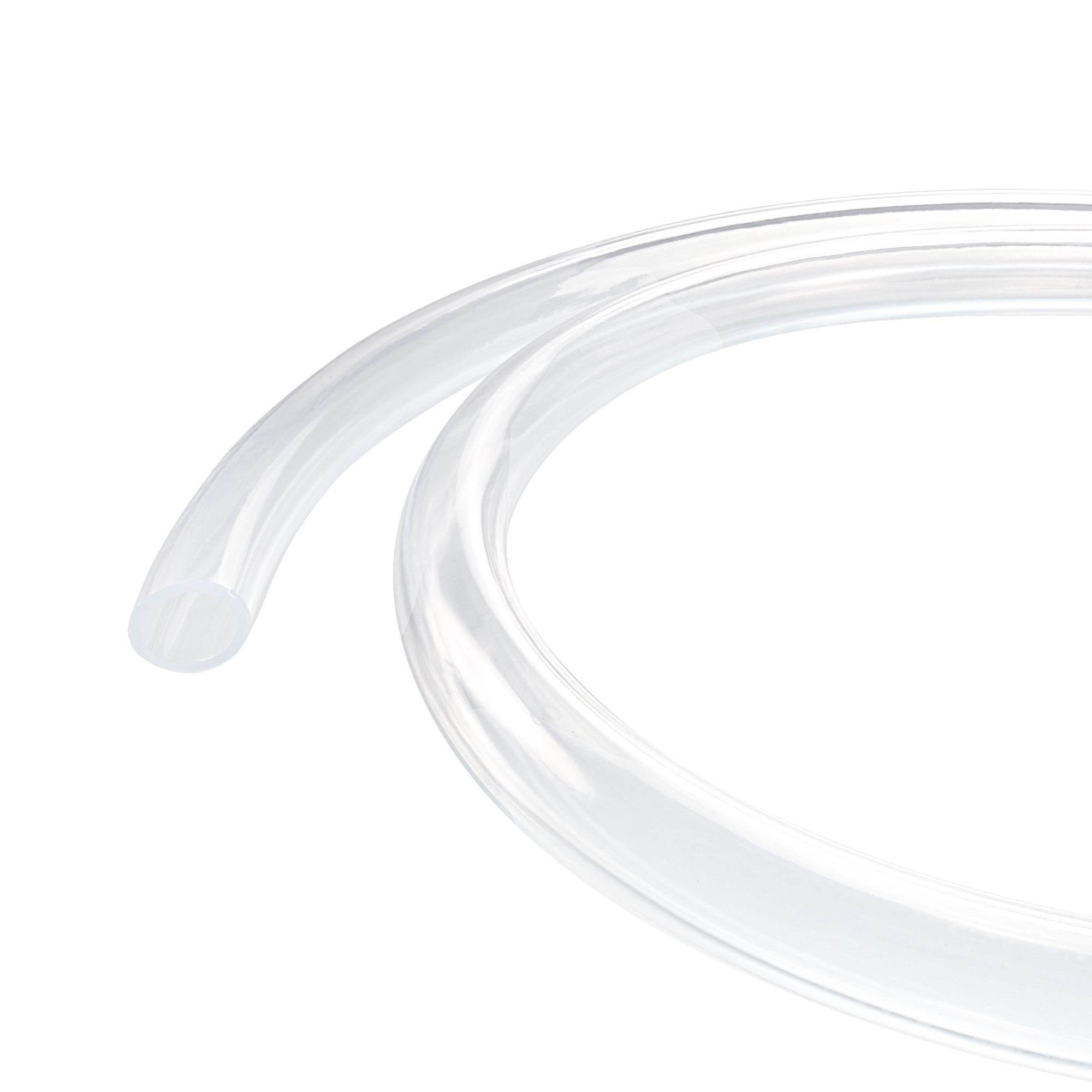 Uxcell 15mm ID 20mm OD 1m Clear Vinyl Tubing Flexible PVC Hose Plastic Tube