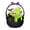 Green, variant on Halloween Candy Treat Bags With Handles, Cauldron & Pumpkin Shaped Clear Zipper Goodie Pouches, Trick‑Or‑Treat Gift Bags For Holiday Party Favors(Green)