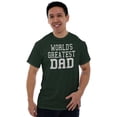 thumbnail image 3 of Father's Day World's Greatest Dad Men's Graphic T Shirt Tees Brisco Brands 3X, 3 of 6