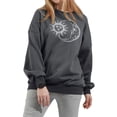 thumbnail image 2 of Chouyatou Womens Oversized Sweatshirts Graphic Long Sleeve Crewneck Loose Fit Casual Pullover Tops, 2 of 5
