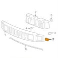 thumbnail image 7 of 4X for H3 Front Grille Plastic Clip Retainer 11561829, 7 of 7