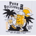 thumbnail image 2 of Open 925 Men's T-shirt Pour Decisions Tee White Unisex, 2 of 3