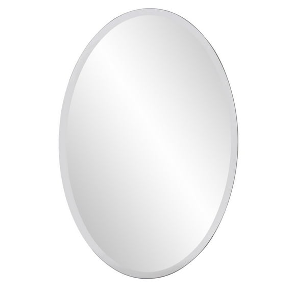 Tyler Dillon Round Beveled Clear Acrylic Framed Wall Mirror 36"D