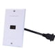 thumbnail image 2 of Gwong Electrónica Doonjiey Puerto individual completo Alto Claridad 1080P Placa de pared de HDMI compatible con HDMI con cable, 2 of 6