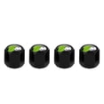 thumbnail image 2 of Dianli Back to School Tire Plug Core Caps Leaf M Label Pattern Car Tire Plug Caps Alloy Plug Caps Plug Caps Caps Suit For Car Motorcycle Bicycle Etc Set Of 4 Back to savings, 2 of 6