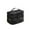 Black-648, variant on Large Capacity Toiletry Bag, Double Layer Transparent Travel Organizer Case with Zipper & Handle Strap, Non-spill & Easy Access for Cosmetics, Electronics, Ideal for Gym, Travel & Daily